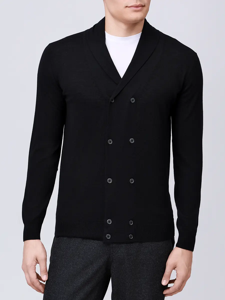 Кардиган шерстяной RADI PERUGIA 6684-719 900 Черный  Фото 4