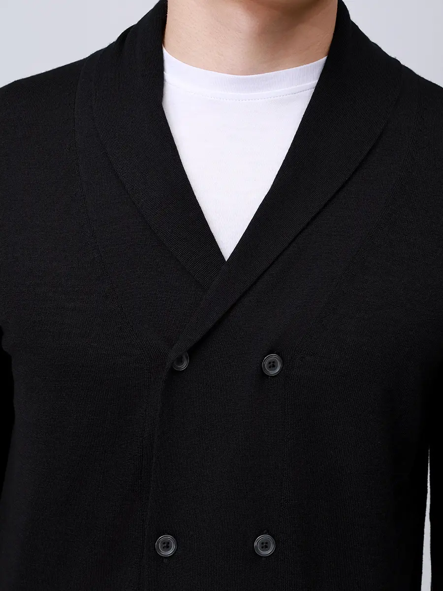 Кардиган шерстяной RADI PERUGIA 6684-719 900 Черный  Фото 5