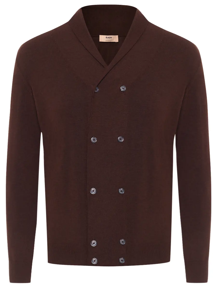 Кардиган шерстяной RADI PERUGIA 6684-719 480 Тёмно - Коричневый 