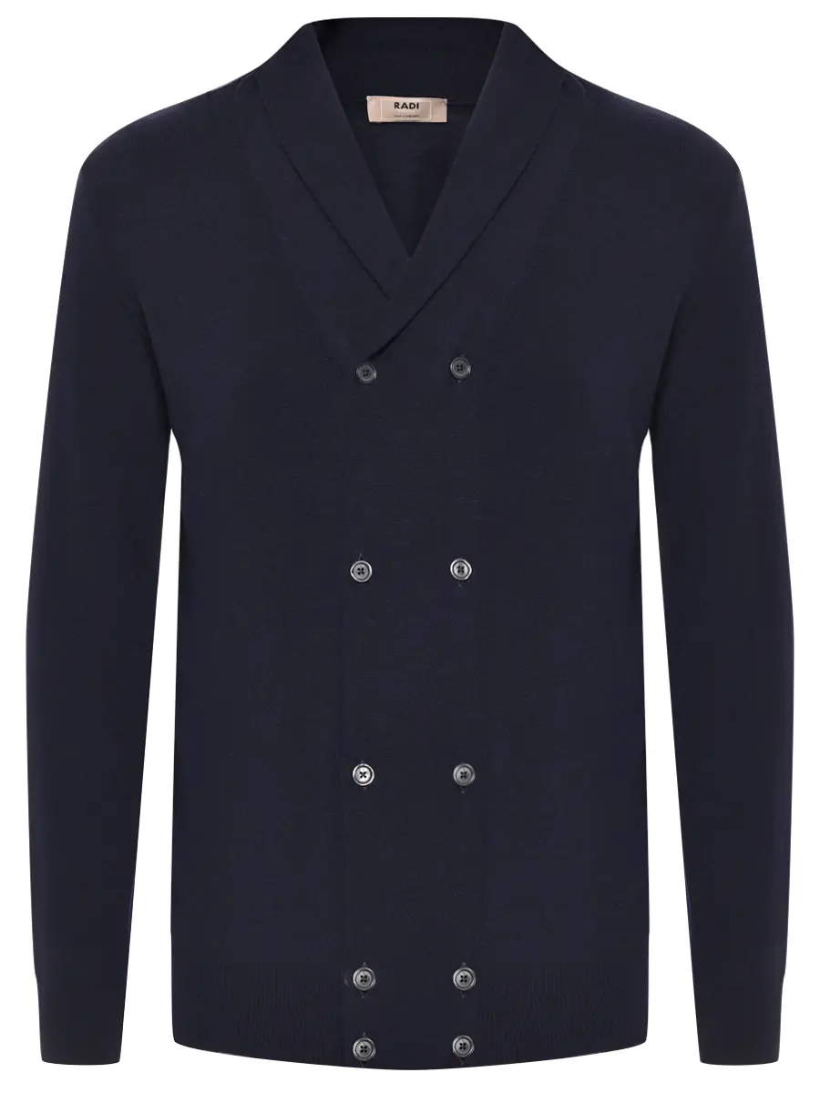 Кардиган шерстяной RADI PERUGIA 6684-719 650 Тёмно - Синий 