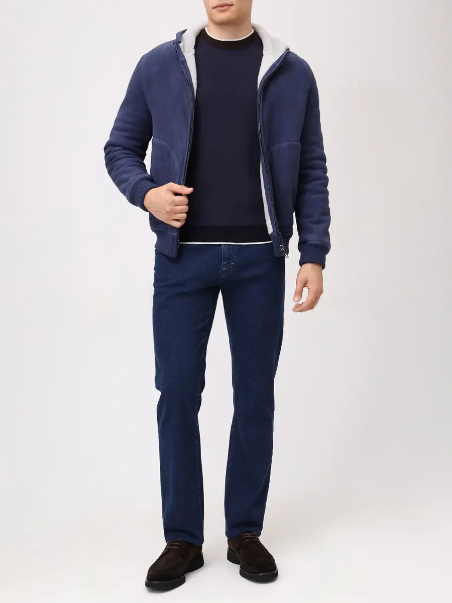 Джемпер шерстяной RADI PERUGIA 6550-716 5102 Синий  Фото 2