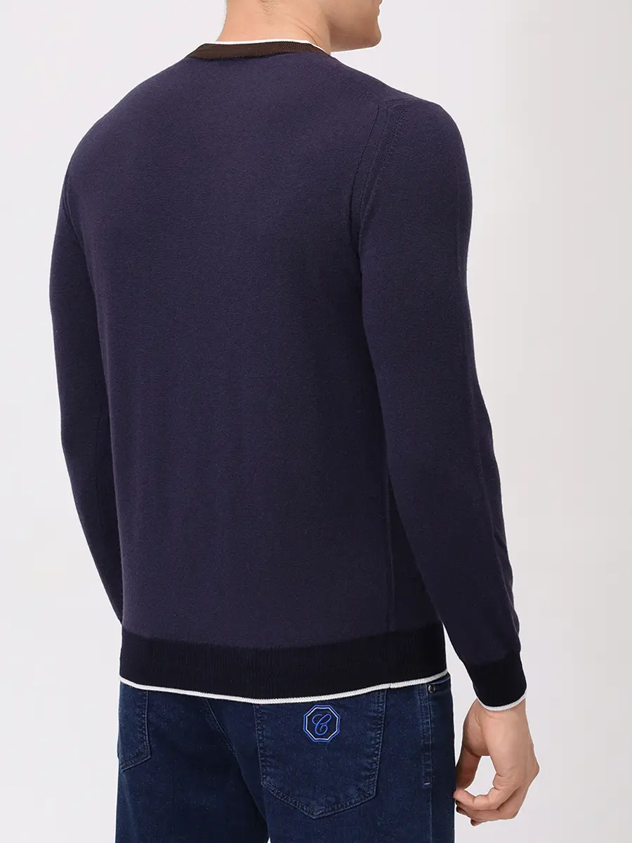 Джемпер шерстяной RADI PERUGIA 6550-716 5102 Синий  Фото 3