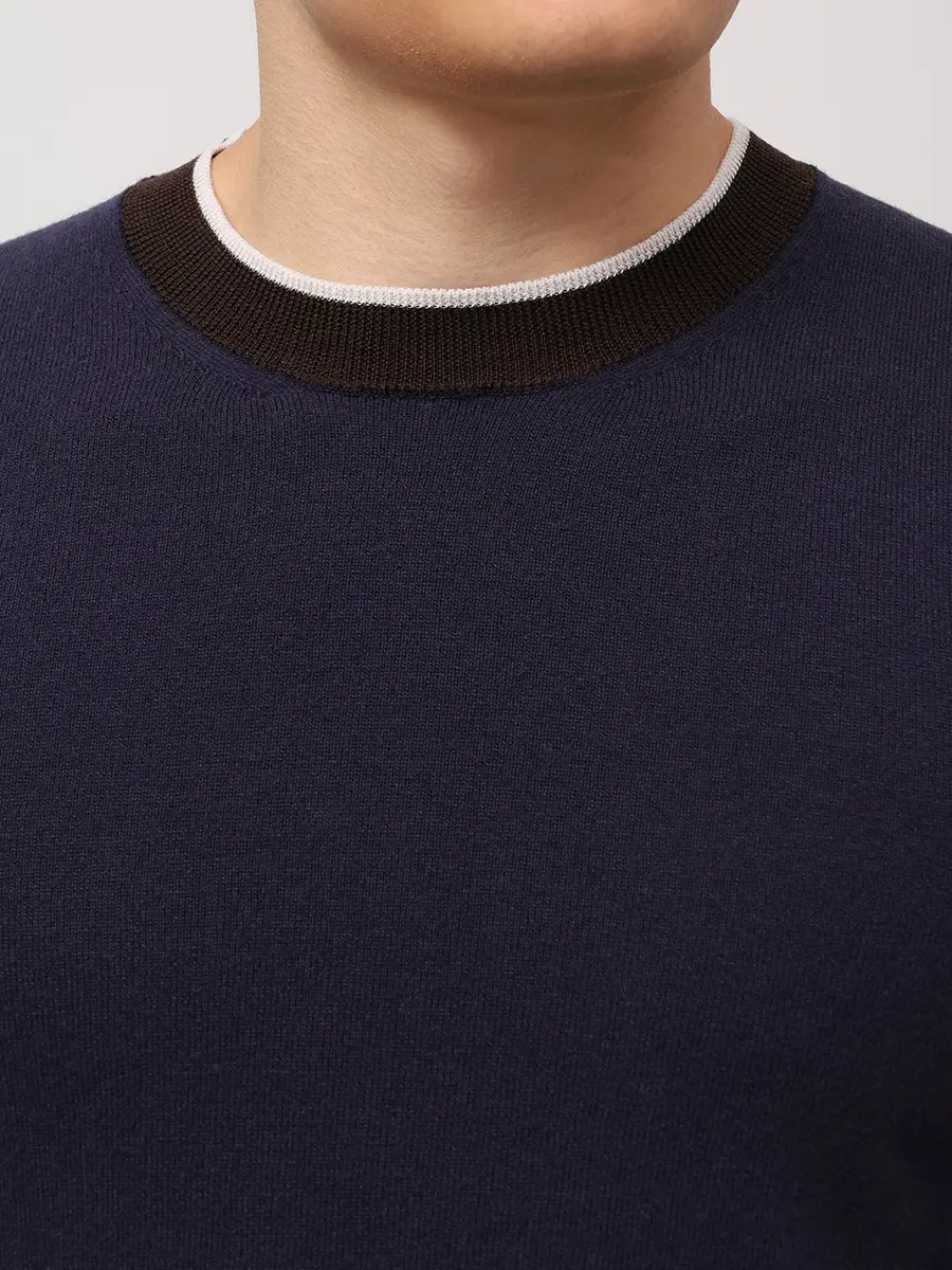 Джемпер шерстяной RADI PERUGIA 6550-716 5102 Синий  Фото 5