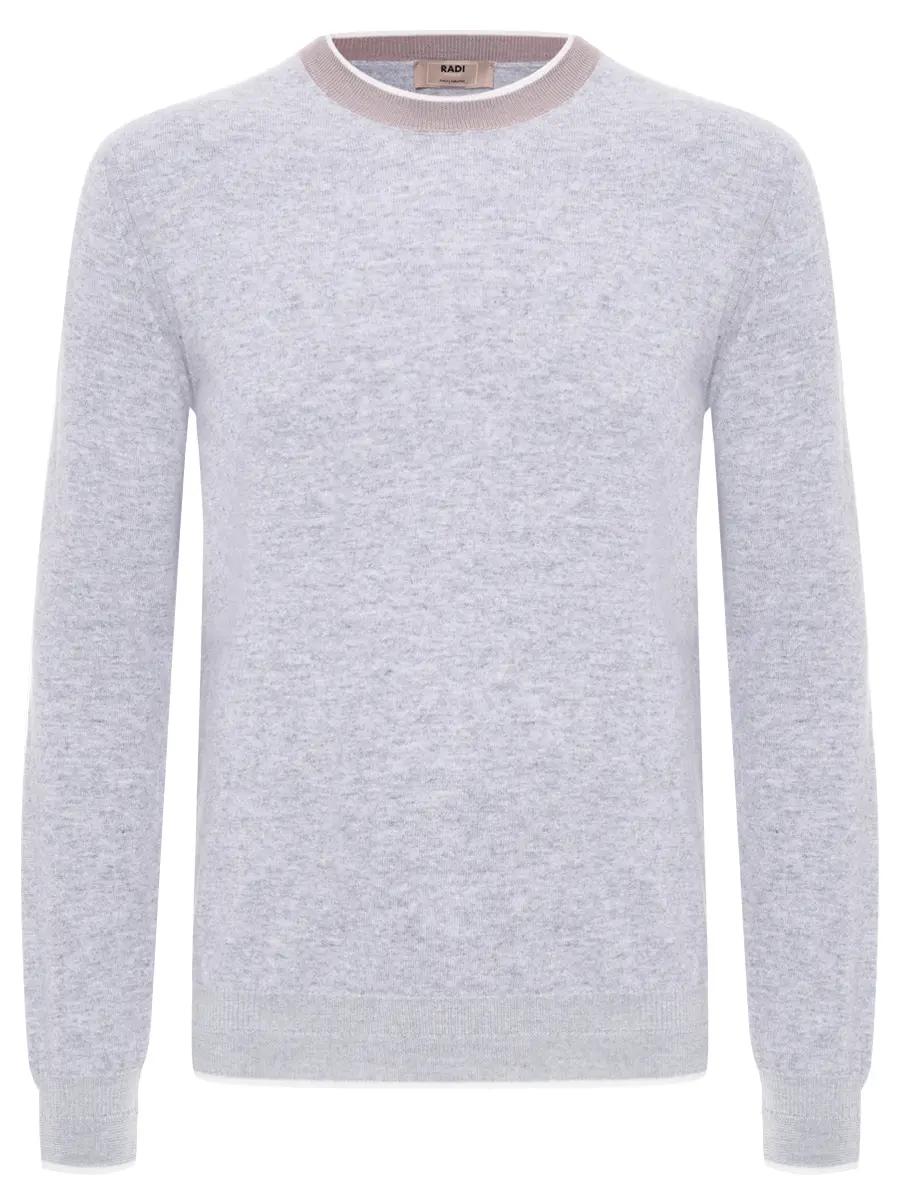 

Джемпер шерстяной, Серый, 6550-5100