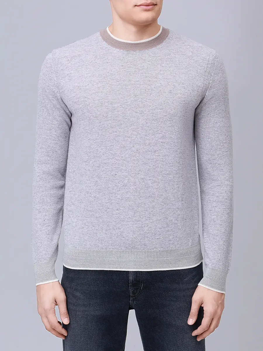 Джемпер шерстяной RADI PERUGIA 6550-5100 Серый  Фото 4