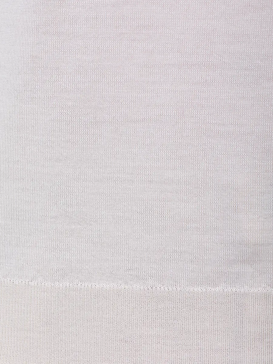 Поло из шерсти и шелка RADI PERUGIA 5304-606 125 Белый  Фото 6