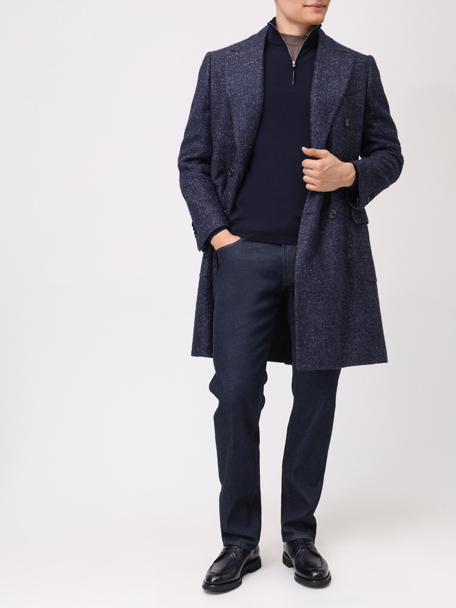 Джемпер шерстяной RADI PERUGIA 5011-601 650 Тёмно - Синий  Фото 2