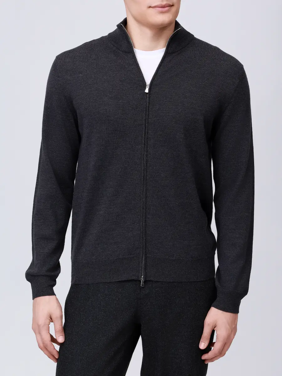 Кардиган шерстяной RADI PERUGIA 5012-601 400 Тёмно - Серый  Фото 4