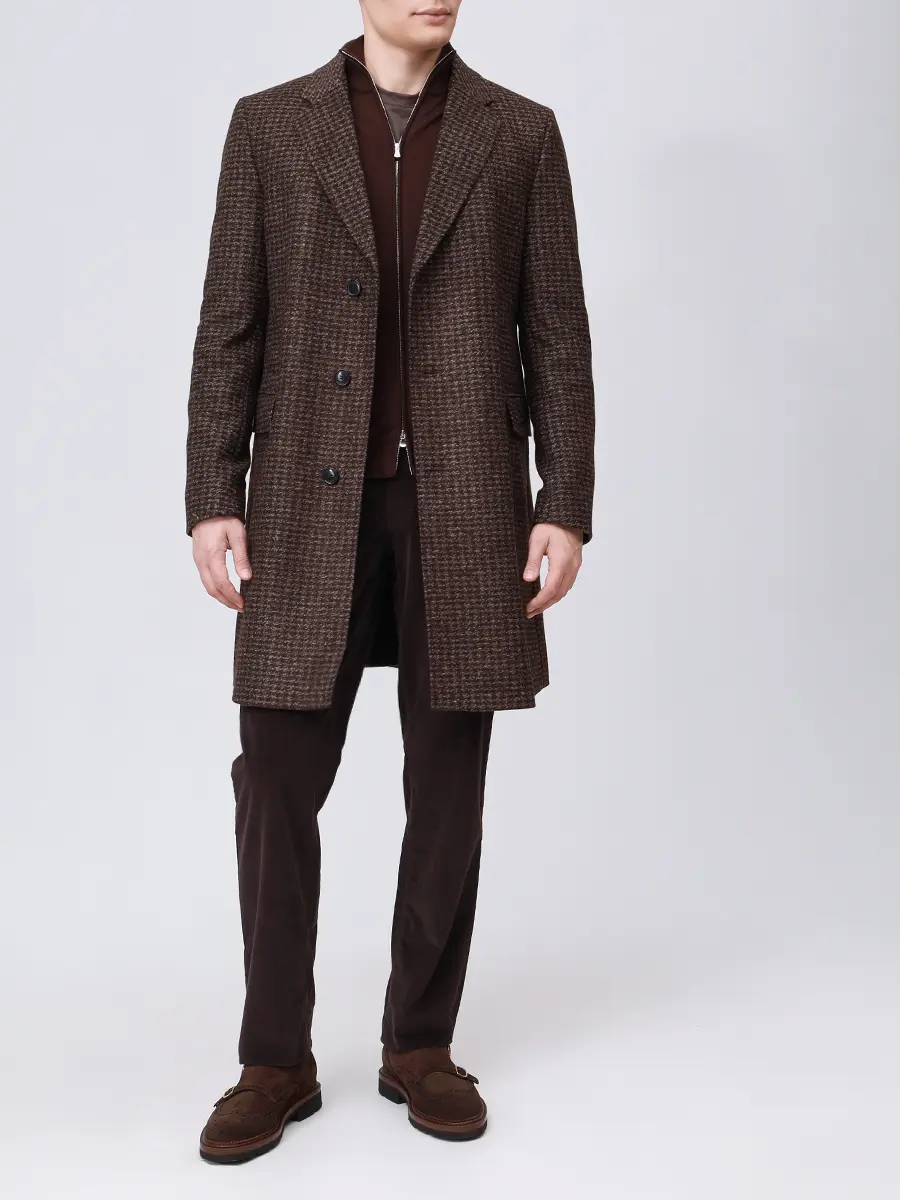 Кардиган шерстяной RADI PERUGIA 5012-601 480 Тёмно - Коричневый  Фото 2