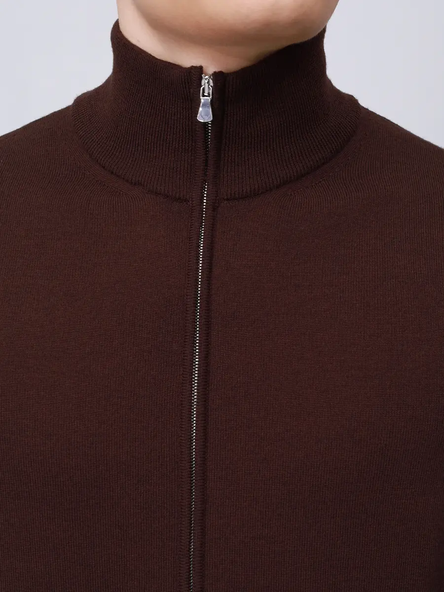 Кардиган шерстяной RADI PERUGIA 5012-601 480 Тёмно - Коричневый  Фото 5