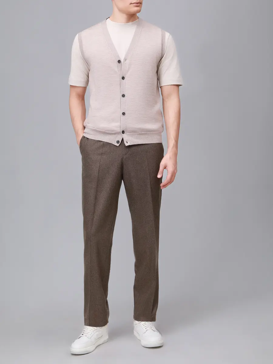 Жилет шерстяной RADI PERUGIA 5013-601 150 Бежевый  Фото 2