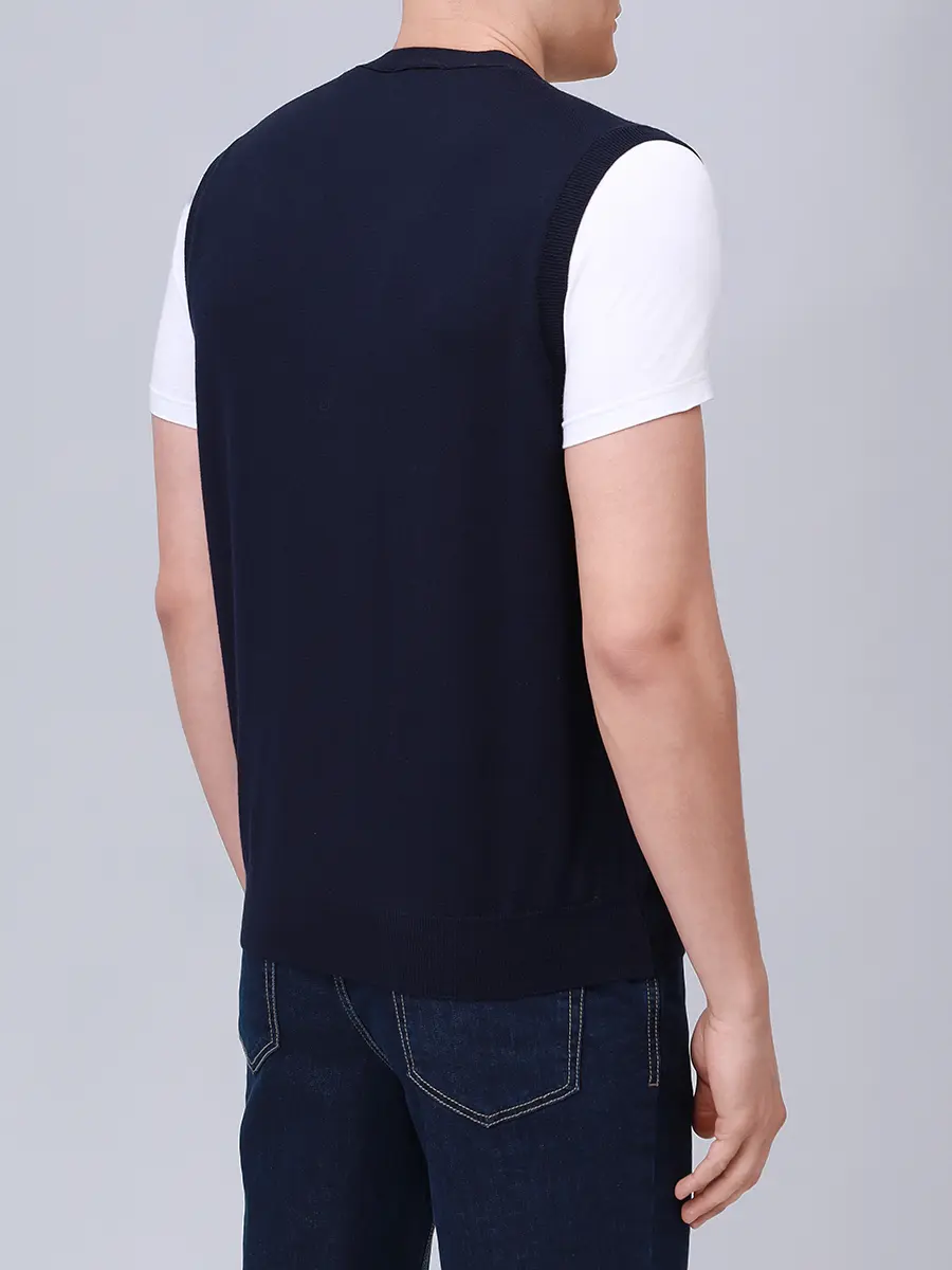 Жилет шерстяной RADI PERUGIA 5013-601 650 Тёмно - Синий  Фото 3