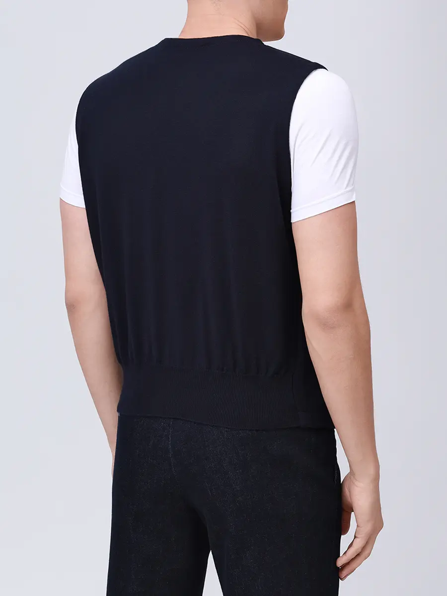 Жилет шерстяной RADI PERUGIA 7090-823 650 Тёмно - Синий  Фото 3