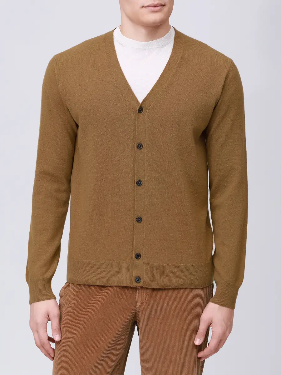 Кардиган шерстяной RADI PERUGIA 5210-605 210 Коричневый  Фото 4