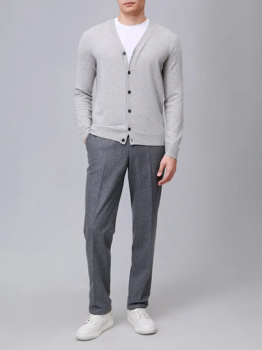 Кардиган шерстяной RADI PERUGIA 5210-605 300 Серый  Фото 2