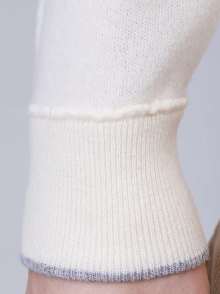 Джемпер шерстяной RADI PERUGIA 6162-711 125 Белый  Фото 6