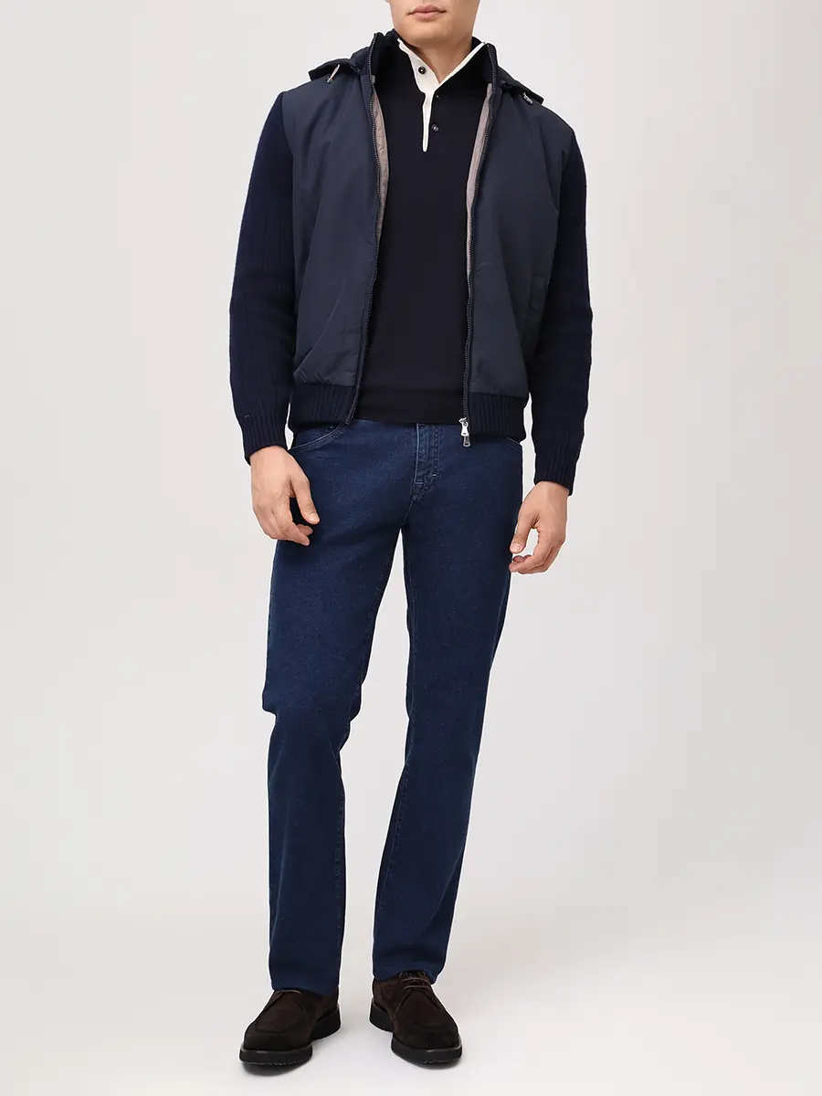 Джемпер шерстяной RADI PERUGIA 6661-717 5112 Синий  Фото 2