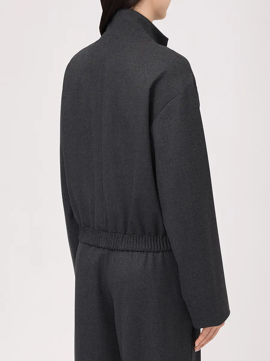 Жакет шерстяной ALINE AL055101 Серый  Фото 3