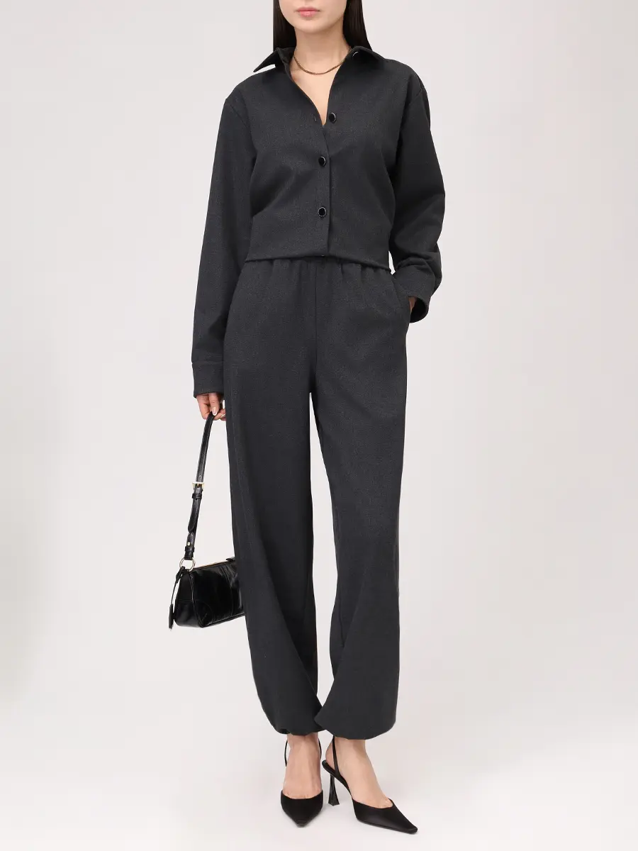 Рубашка шерстяная ALINE AL075101 Серый  Фото 2