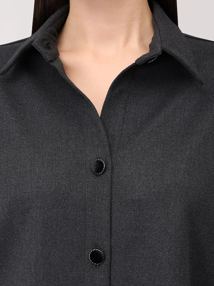 Рубашка шерстяная ALINE AL075101 Серый  Фото 5