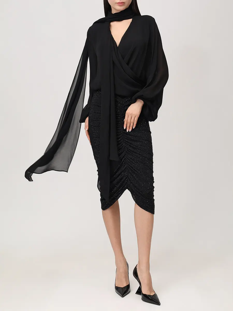 Юбка Cher ALINE AL141001 Черный  Фото 2