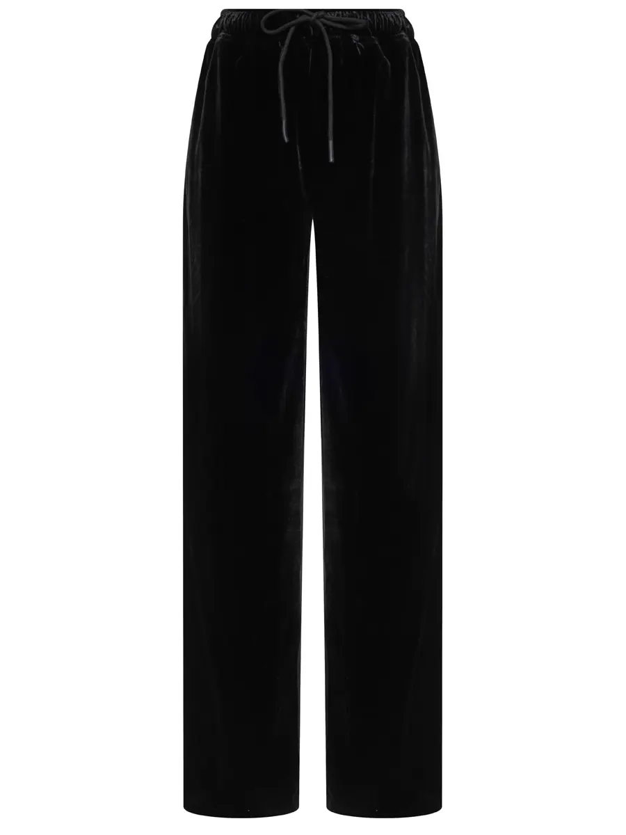 

Брюки бархатные, Черный, AL122504