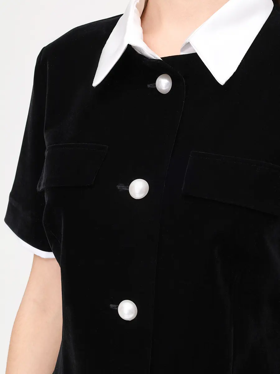 

Платье бархатное, Черный, AL152711