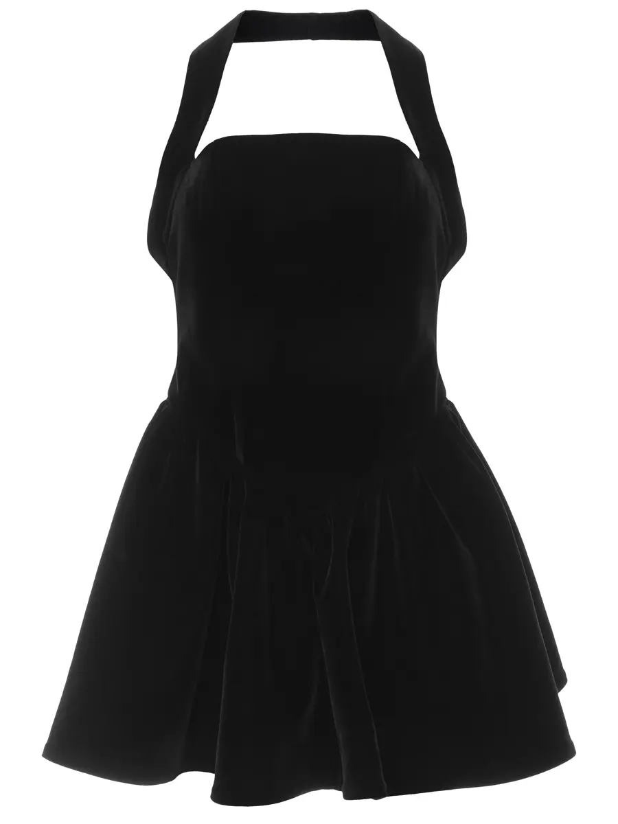 Платье бархатное ALINE AL152712 Черный 