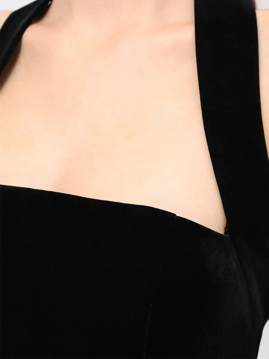 Платье бархатное ALINE AL152712 Черный  Фото 5