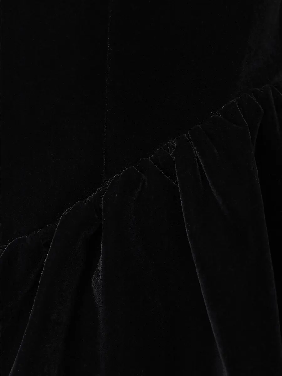 Платье бархатное ALINE AL152712 Черный  Фото 6