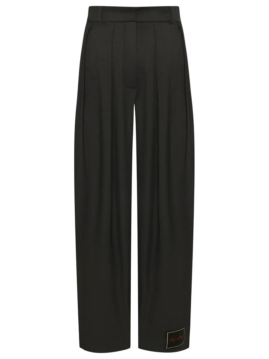 Брюки однотонные LES ARCHIVES LA2055 Темно- Серый 