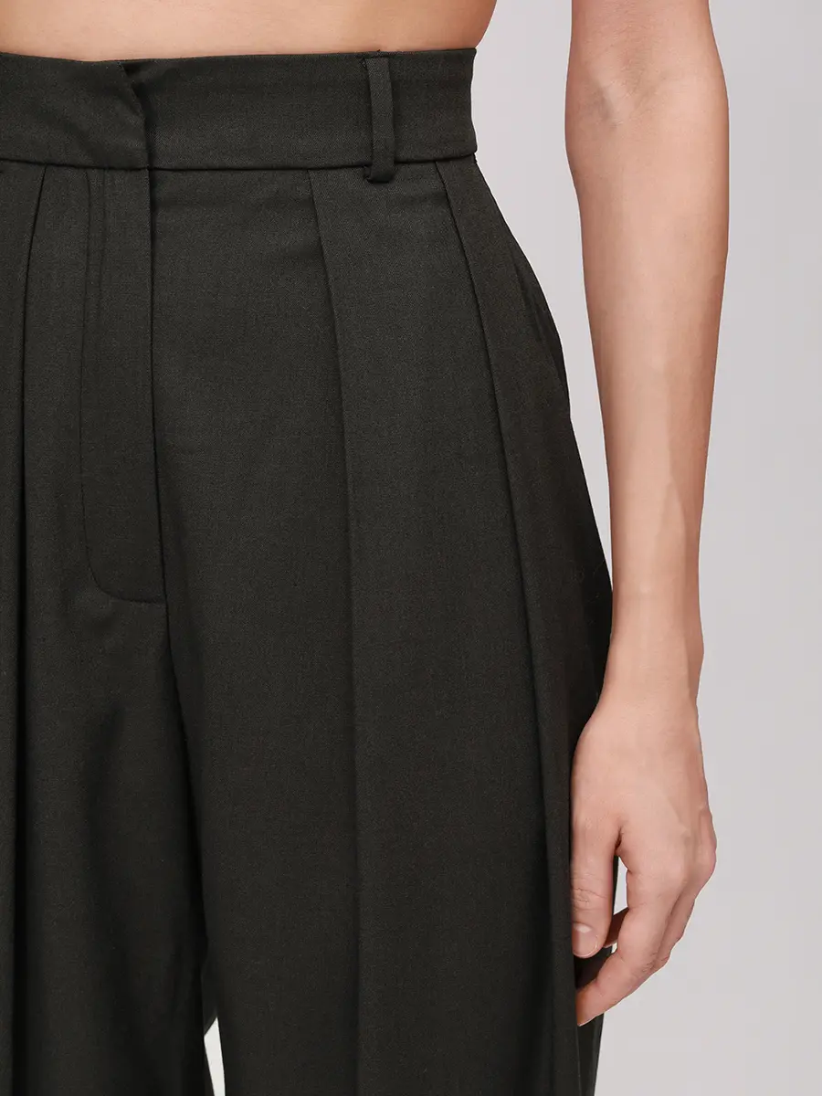 Брюки однотонные LES ARCHIVES LA2055 Темно- Серый  Фото 5