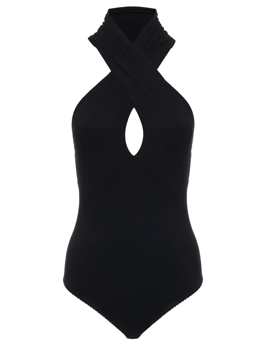 

Боди из вискозы, Черный, LA2070