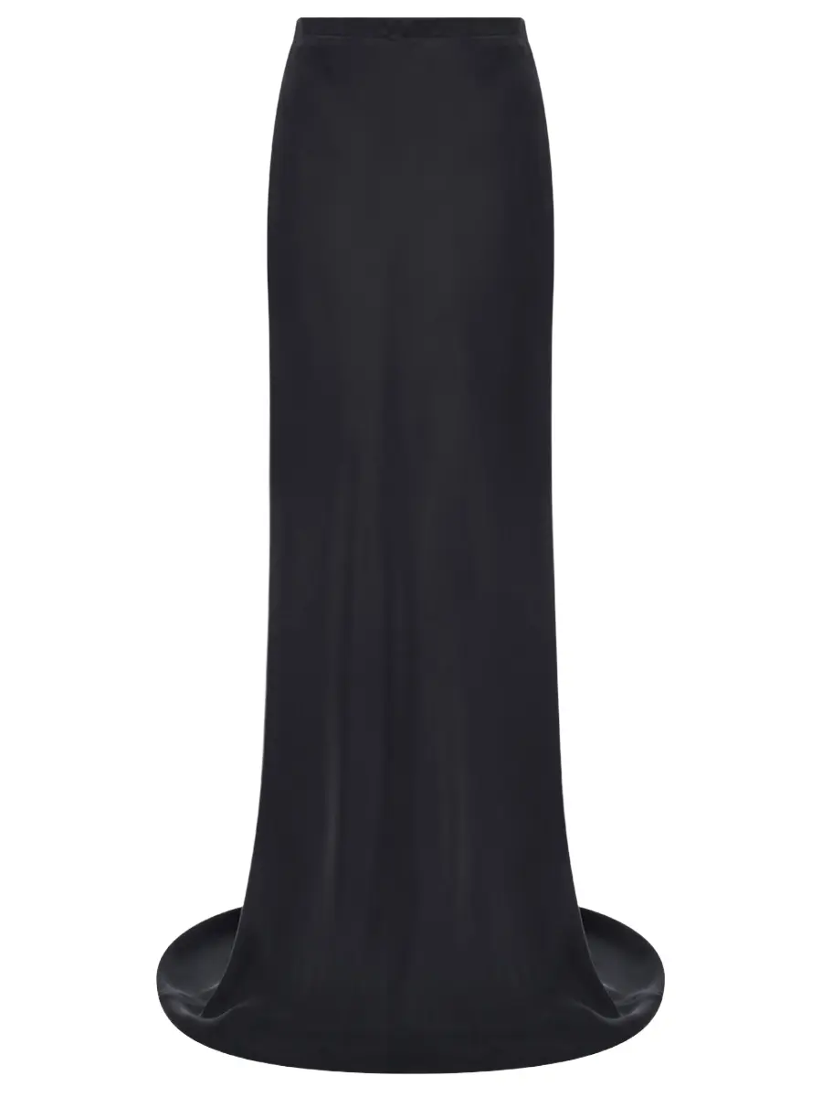 Юбка со шлейфом LAROOM fw26-2656-1 Черный 