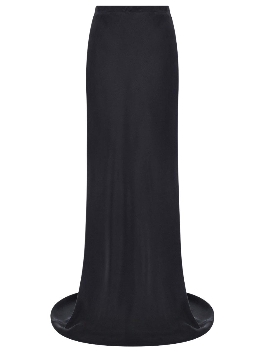 Юбка со шлейфом LAROOM fw26-2656-1 Черный 