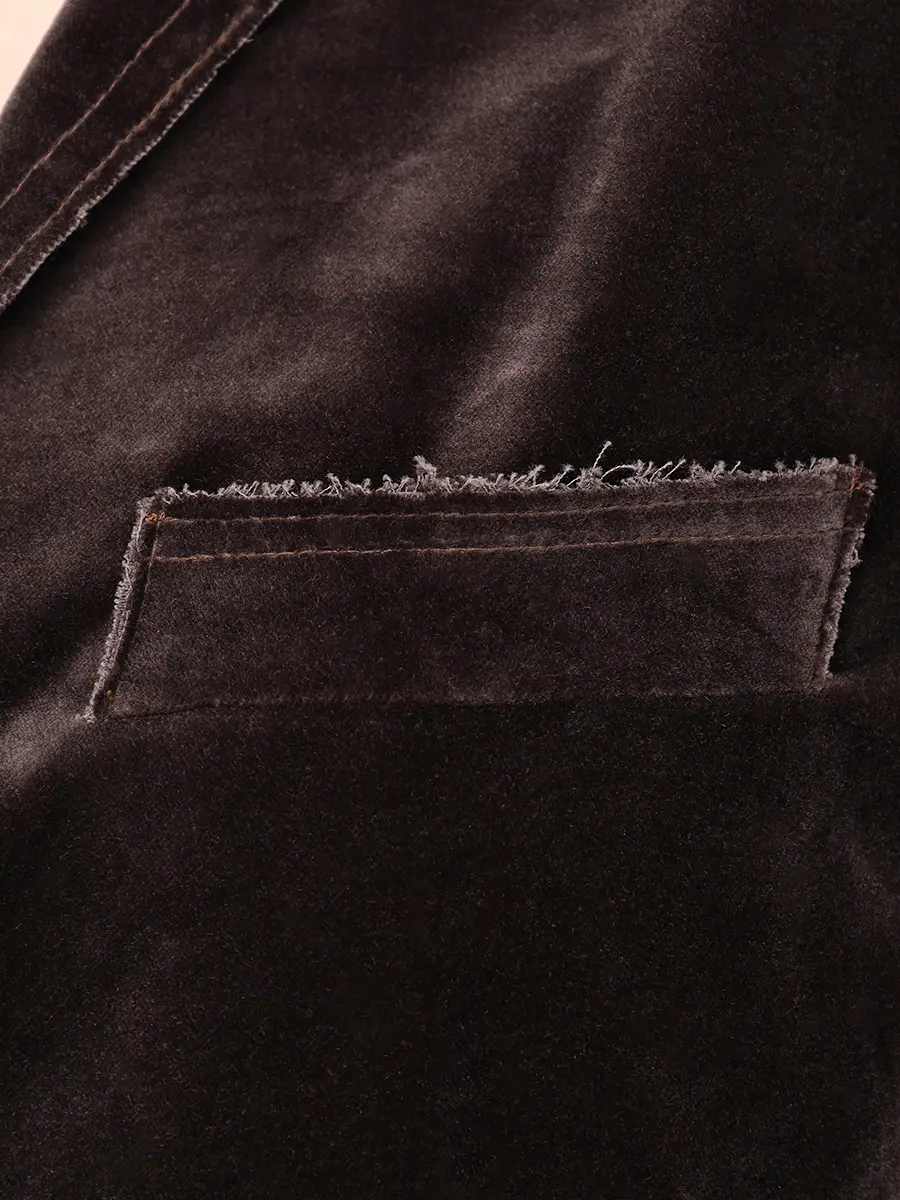 Жакет бархатный MUSE ME MM.JT025.7200.817 Темно- Коричневый  Фото 6