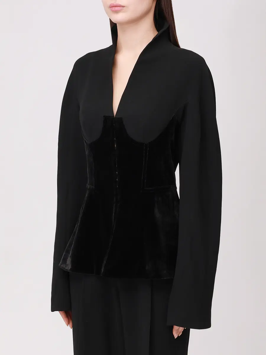 Жакет однотонный MUSE ME MM.JT026.1090.905 Черный  Фото 4