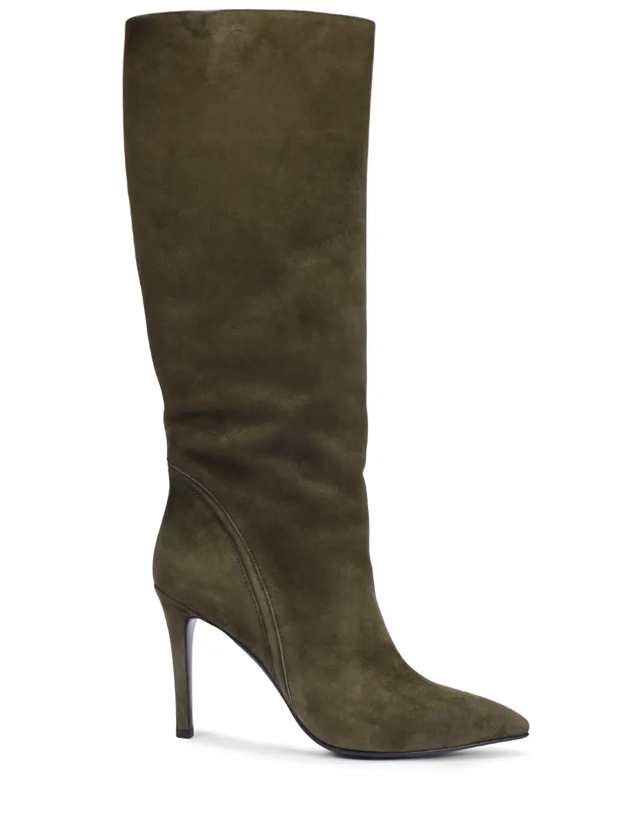 Сапоги замшевые REFINED BOG21.7298.SU539.W26 Хаки 