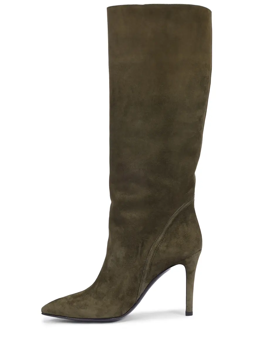 Сапоги замшевые REFINED BOG21.7298.SU539.W26 Хаки  Фото 3