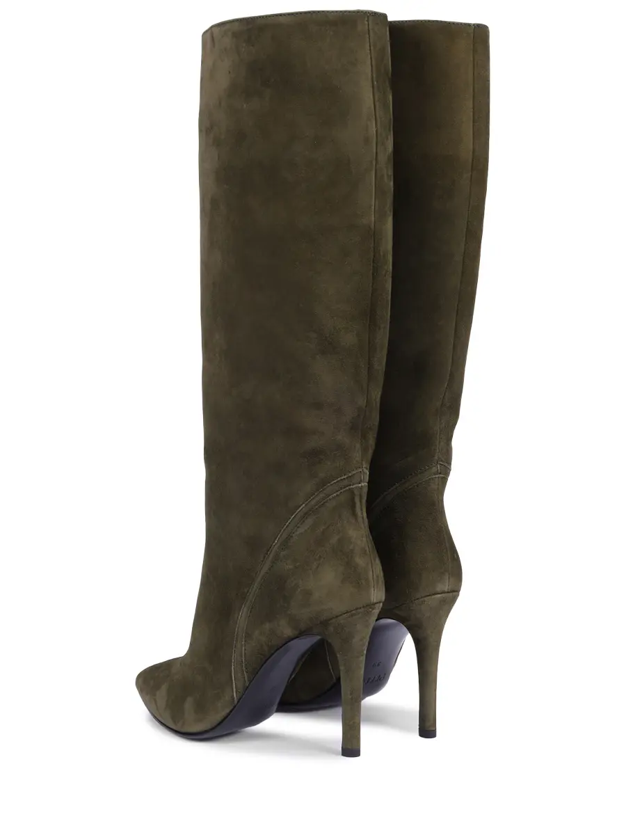 Сапоги замшевые REFINED BOG21.7298.SU539.W26 Хаки  Фото 4