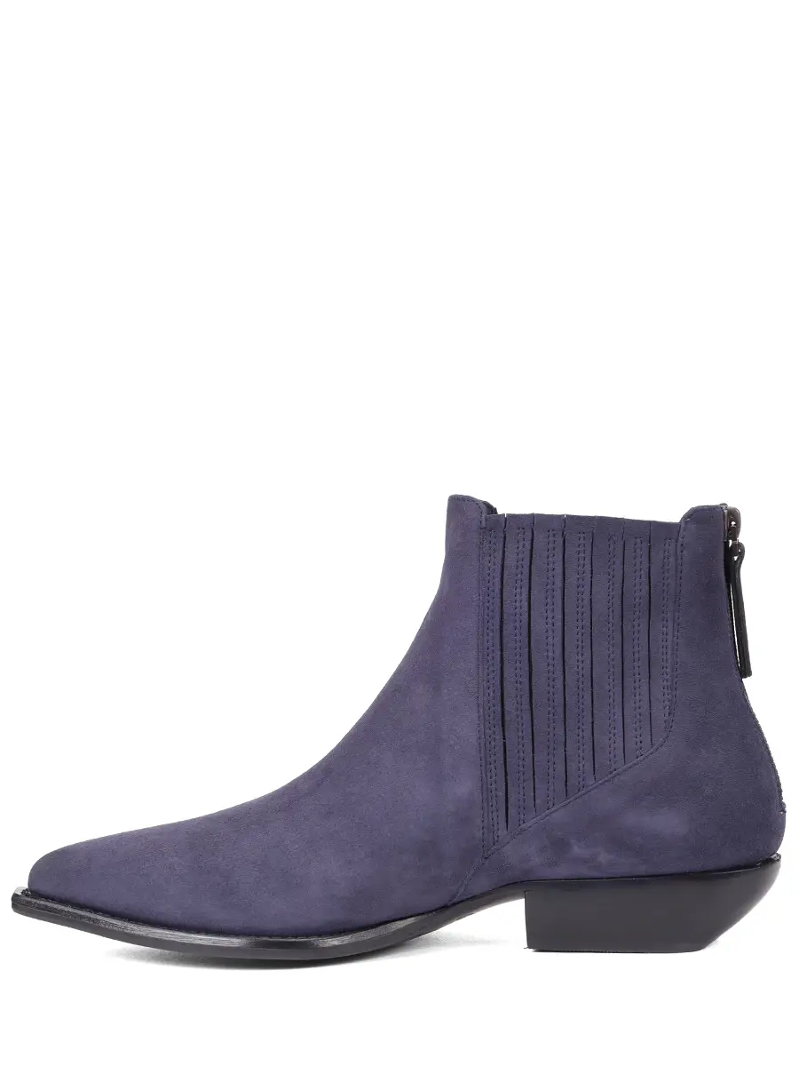 

Ботильоны замшевые, Синий, COWG02.2634.SU409.W26