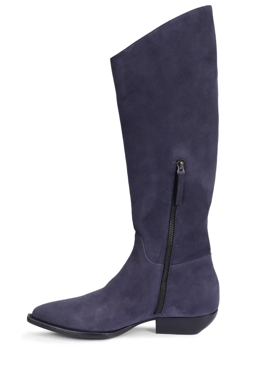 Сапоги замшевые REFINED BOG18.2634.SU409.W26 Синий  Фото 3
