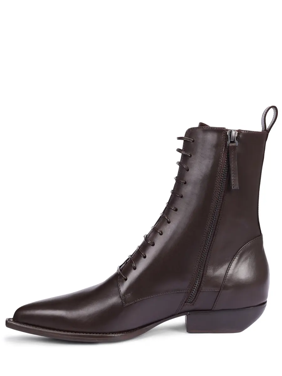 Ботинки кожаные REFINED HSG05.2634.X300.W26 Коричневый  Фото 3
