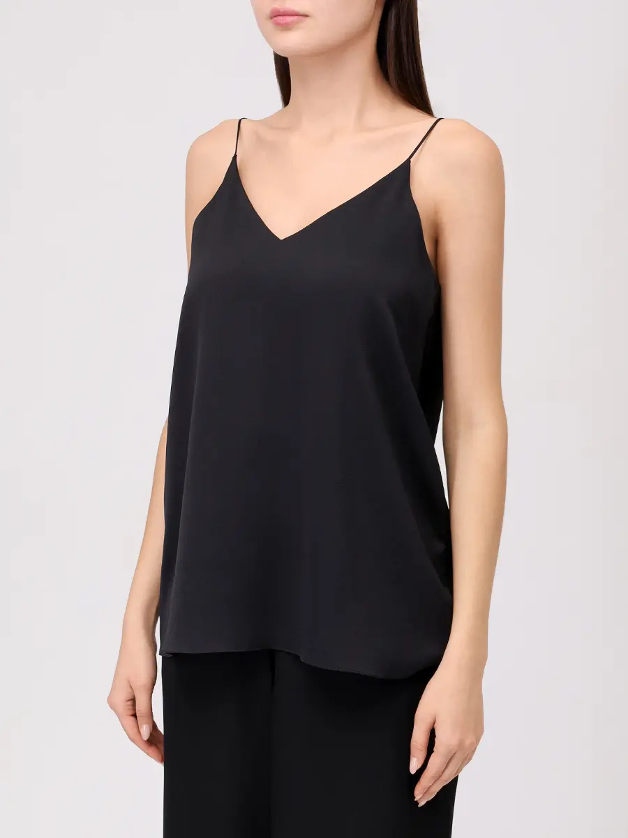 Топ однотонный SHATU SH1226_201 Черный  Фото 4