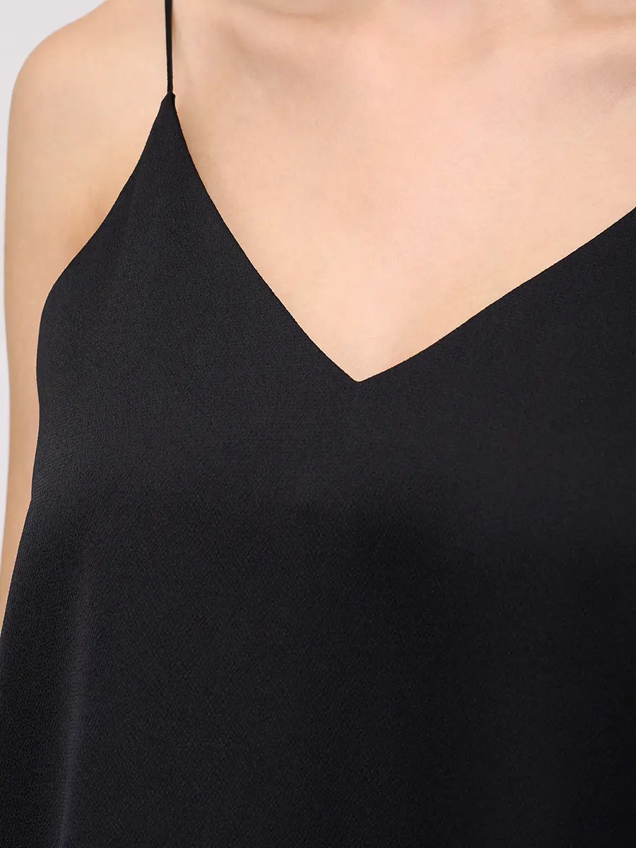 Топ однотонный SHATU SH1226_201 Черный  Фото 5