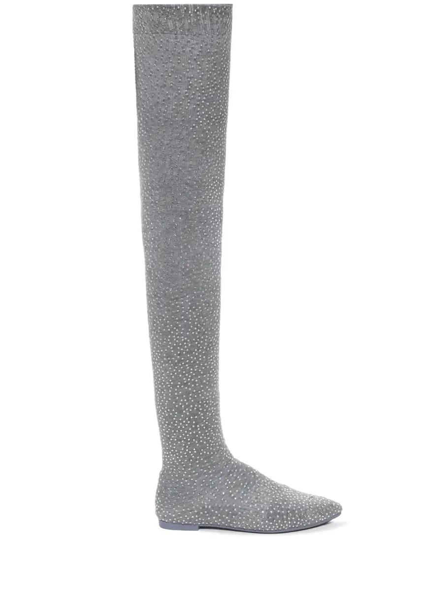 Ботфорты текстильные SOL ANGELANN SCSH-0123/W25 Серый 