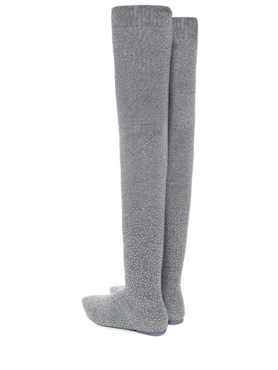 Ботфорты текстильные SOL ANGELANN SCSH-0123/W25 Серый  Фото 4