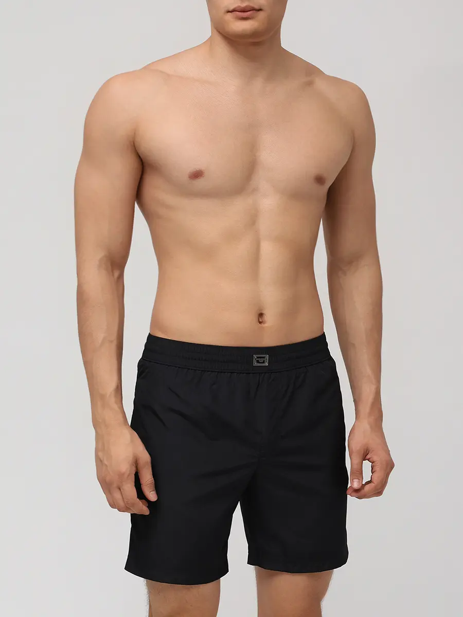 Шорты плавательные DOLCE & GABBANA M4F36T ONR46 N0000 Черный  Фото 2