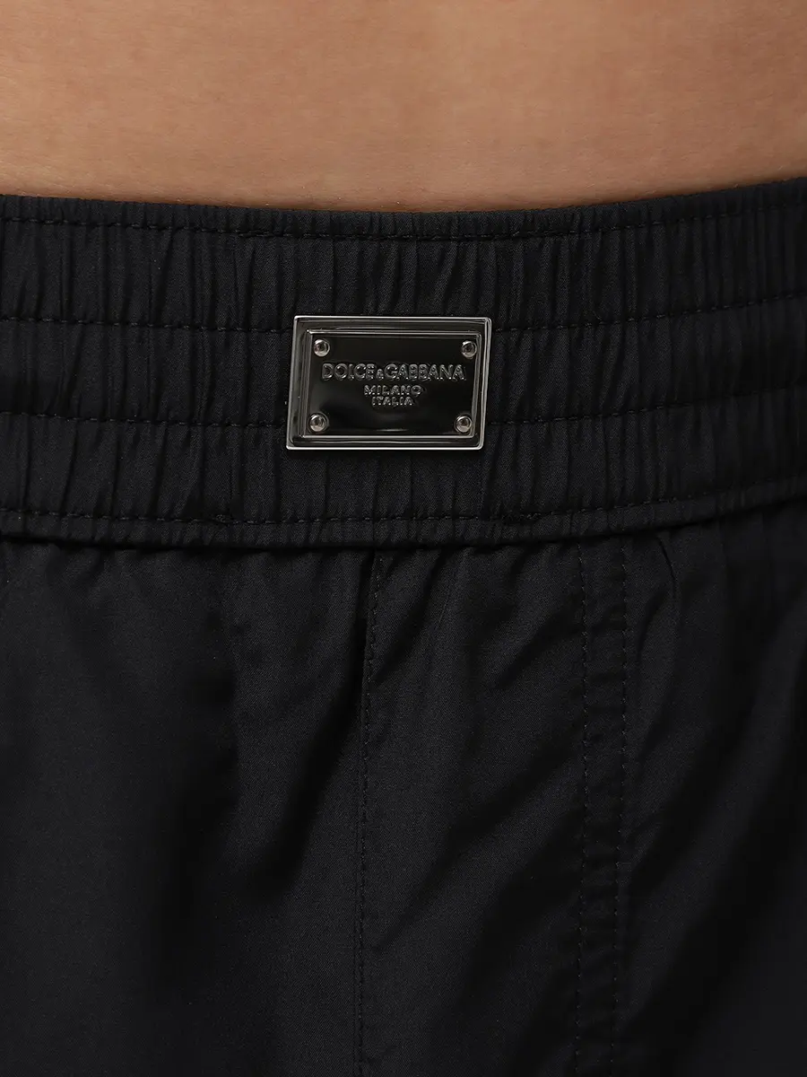 Шорты плавательные DOLCE & GABBANA M4F36T ONR46 N0000 Черный  Фото 4