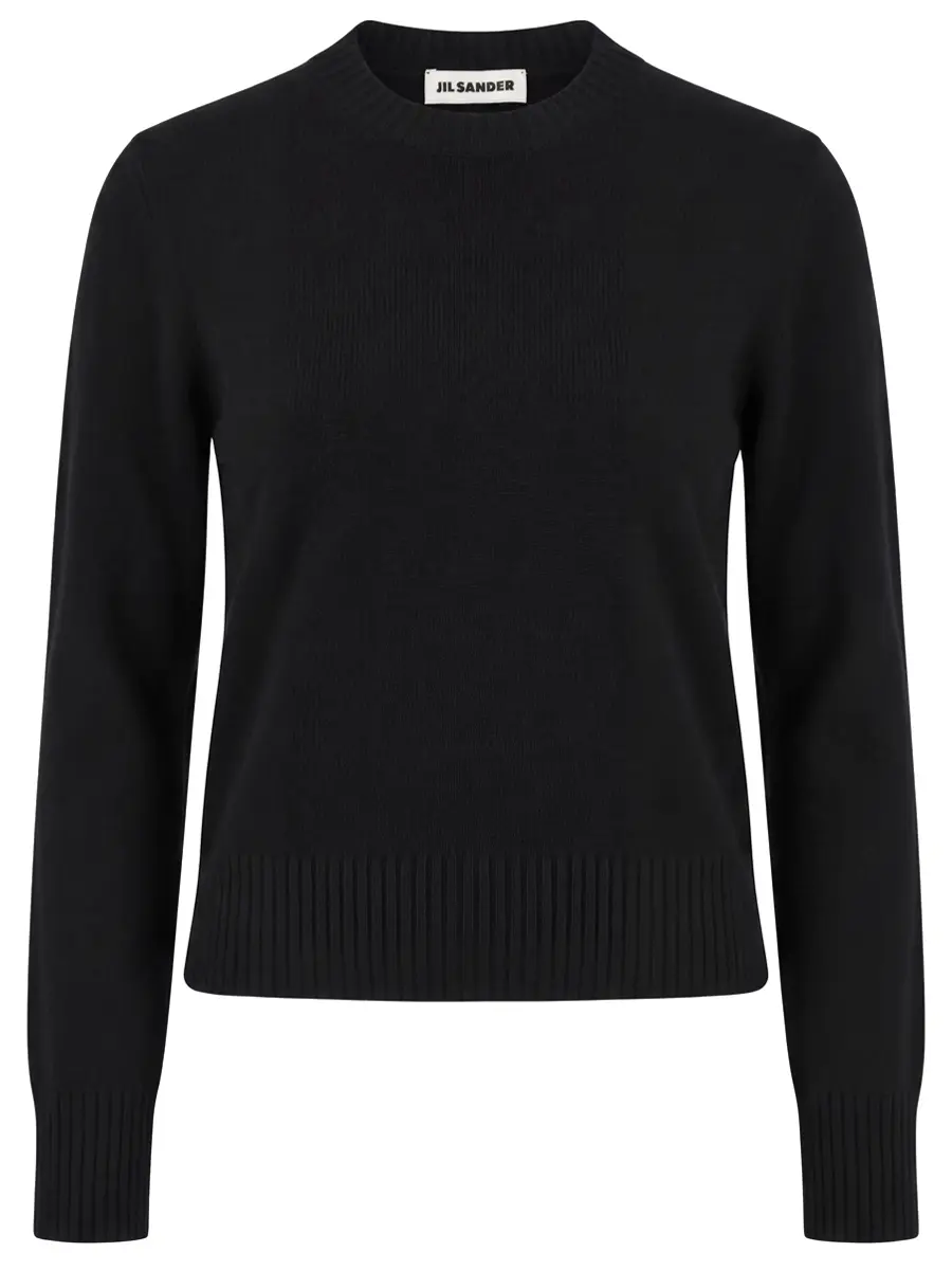 Джемпер шерстяной JIL SANDER J01GP0103 J14603 001 Черный 
